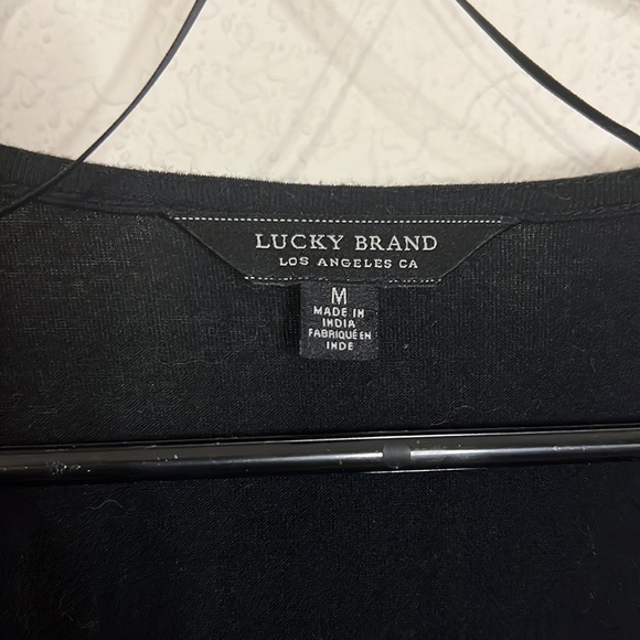 Lucky Brand Faux Wrap Maxi dress, size medium. - Picture 3 of 13